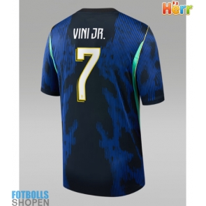 Billiga Brasilien Vinicius Junior #7 Bortatröja VM 2026 Kortärmad